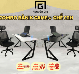 Combo bàn ghế chữ K gaming
