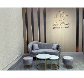 Sofa hạt đậu tây sang trọng và hiện đại