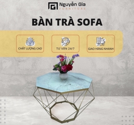 Bàn sofa Kim cương 
