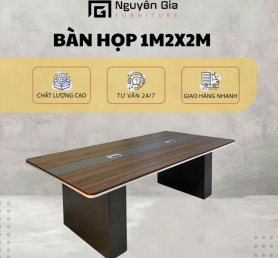 bàn hop chân ván