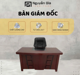 bàn giám đốc 70x1.4m