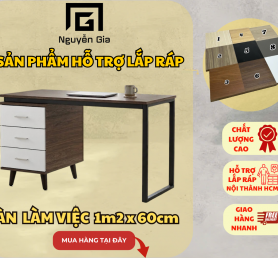 bàn làm việc 1m2x60