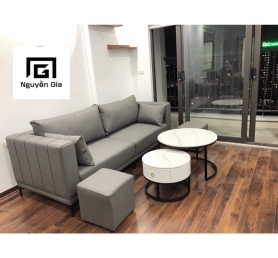 bàn trà đôi mặt đá mẹ bồng con có hộc