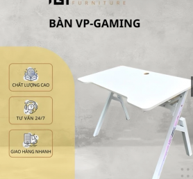 Bàn làm việc gaming lắp ráp sơn tĩnh điện phối nhiều màu