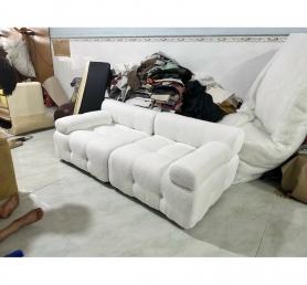 Sofa băng chờ vải lông cừu
