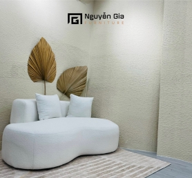 Sofa băng vải lông cừu 1.6m